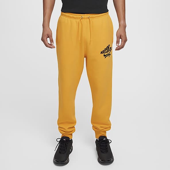 Nike yellow joggers cheap